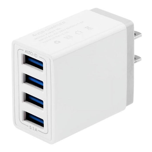 4-Port USB Wall Plug