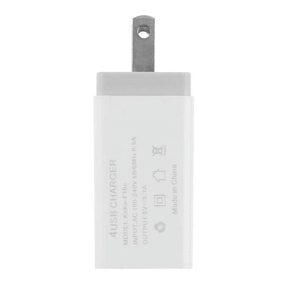 4-Port USB Wall Plug