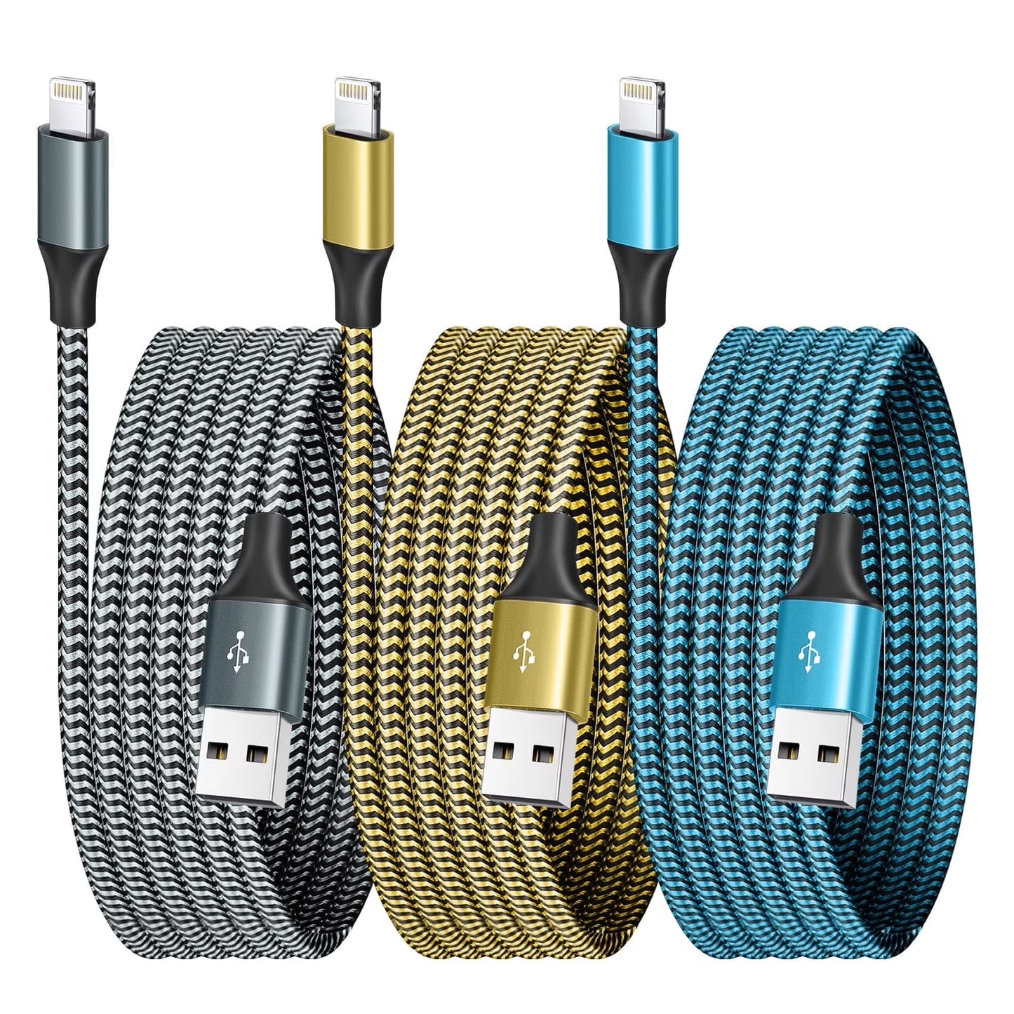 Braided Cable 6ft (Multiple Colors)