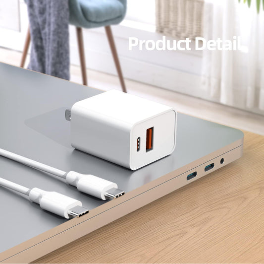 2-in-1 Plug (Type-C + USB) + Type-C to Type-C Cable